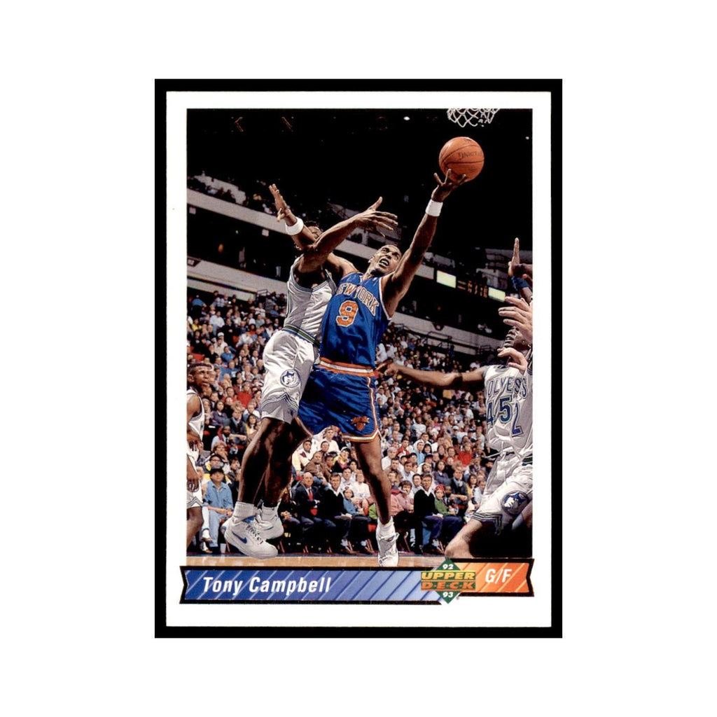 1992 Upper Deck Tony Campbell Basketball Cards #392