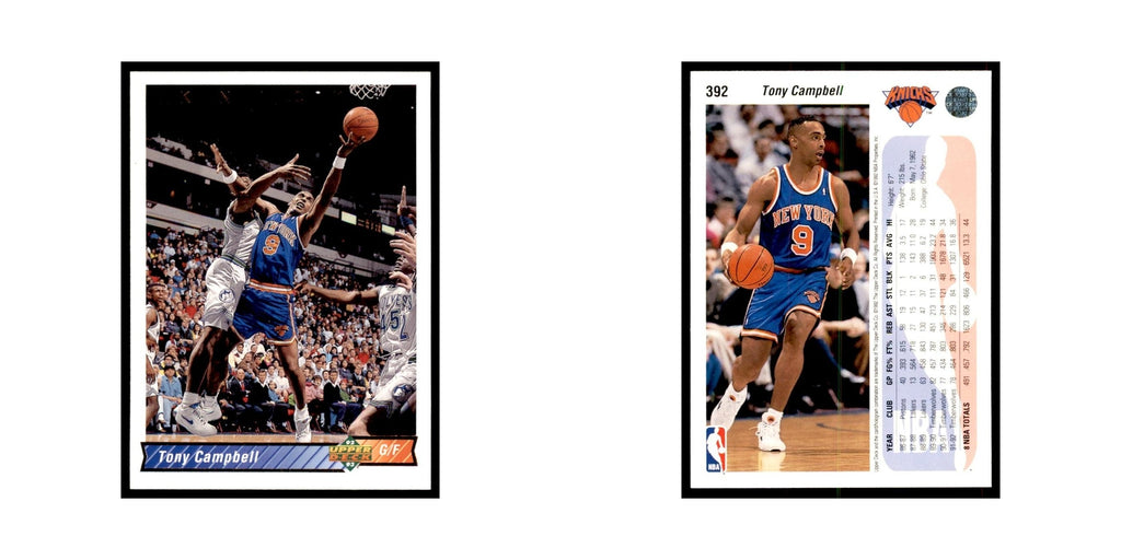 1992 Upper Deck Tony Campbell Basketball Cards #392