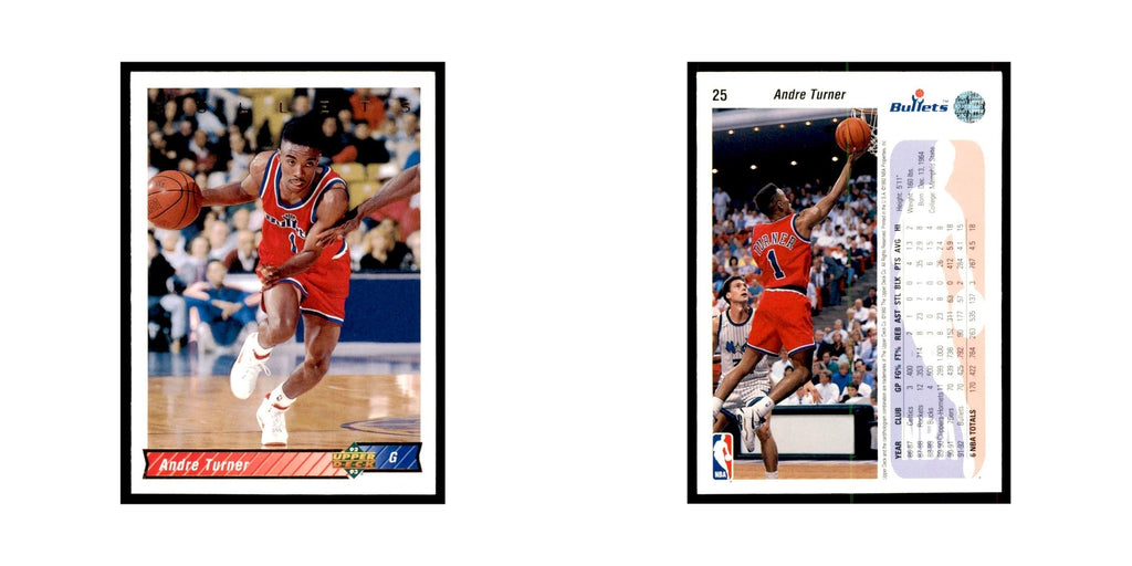 1992 Upper Deck Andre Turner Basketball Cards #25