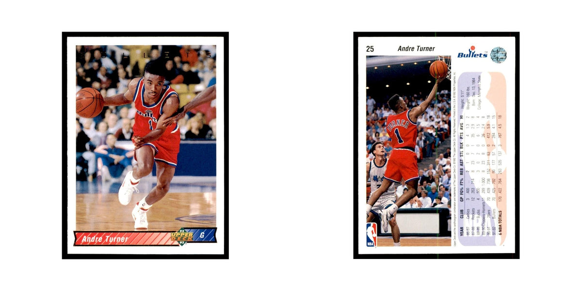 1992 Upper Deck Andre Turner Basketball Cards #25