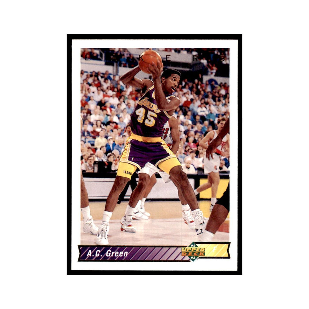 1992 Upper Deck A.C. Green Basketball Cards #195