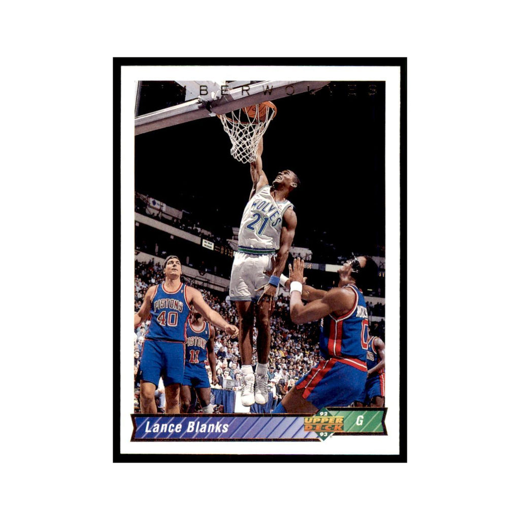 1992 Upper Deck Lance Blanks Basketball Cards #319