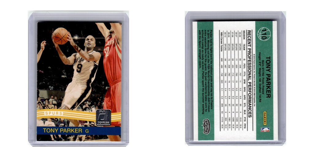 2010 Donruss Tony Parker Spurs #110
