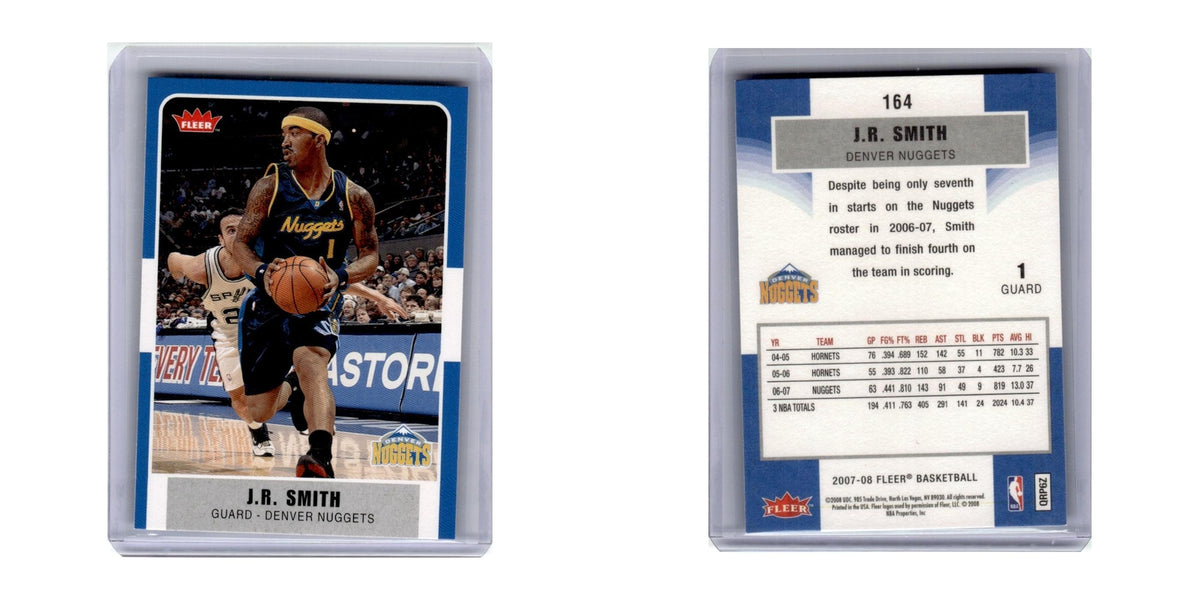 2007 Fleer J.R. Smith Nuggets #164