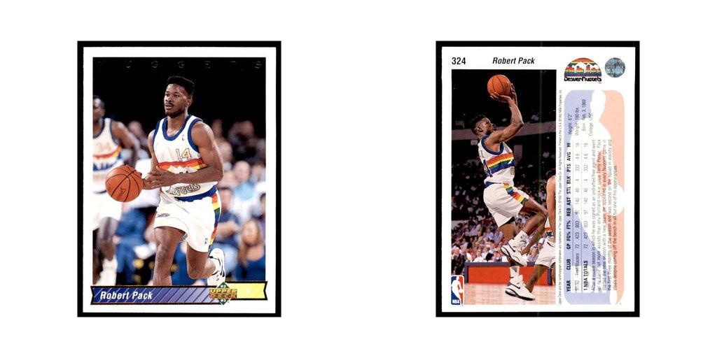 1992 Upper Deck Robert Pack Basketball Cards #324