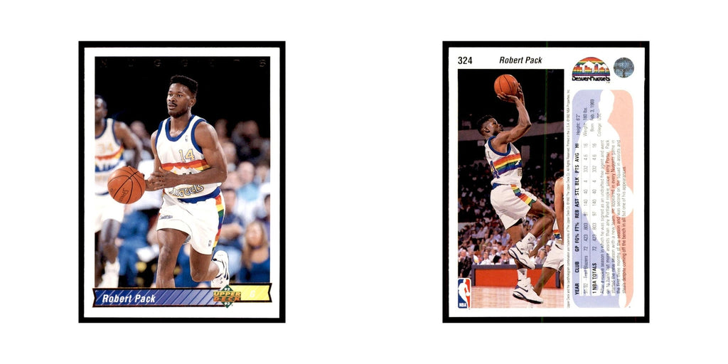 1992 Upper Deck Robert Pack Basketball Cards #324