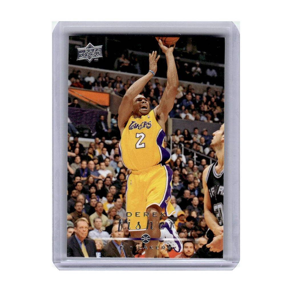 2008 Upper Deck Derek Fisher Lakers #80