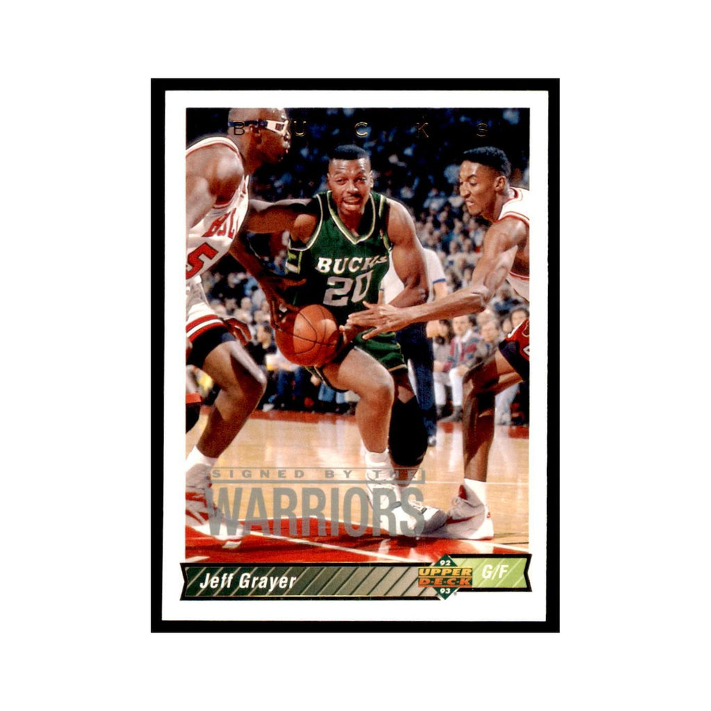 1992 Upper Deck Jeff Grayer Basketball Cards #77