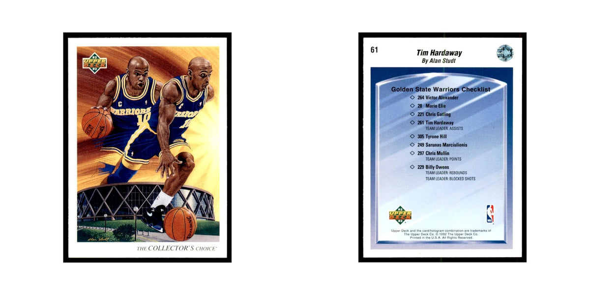 1992 Upper Deck Tim Hardaway Basketball Cards #61