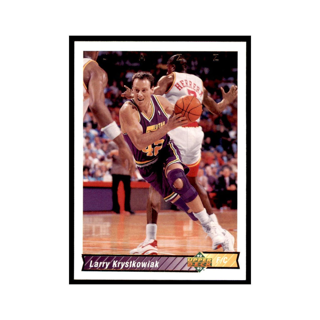 1992 Upper Deck Larry Krystkowiak Basketball Cards #387