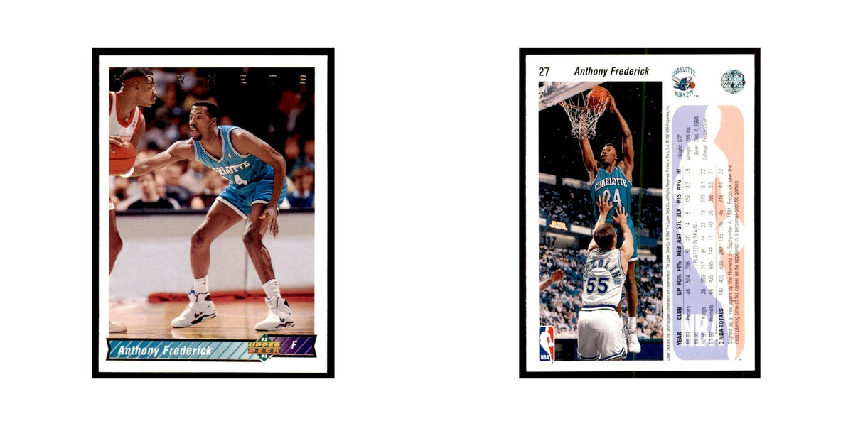 1992 Upper Deck Anthony Frederick Basketball Cards #27