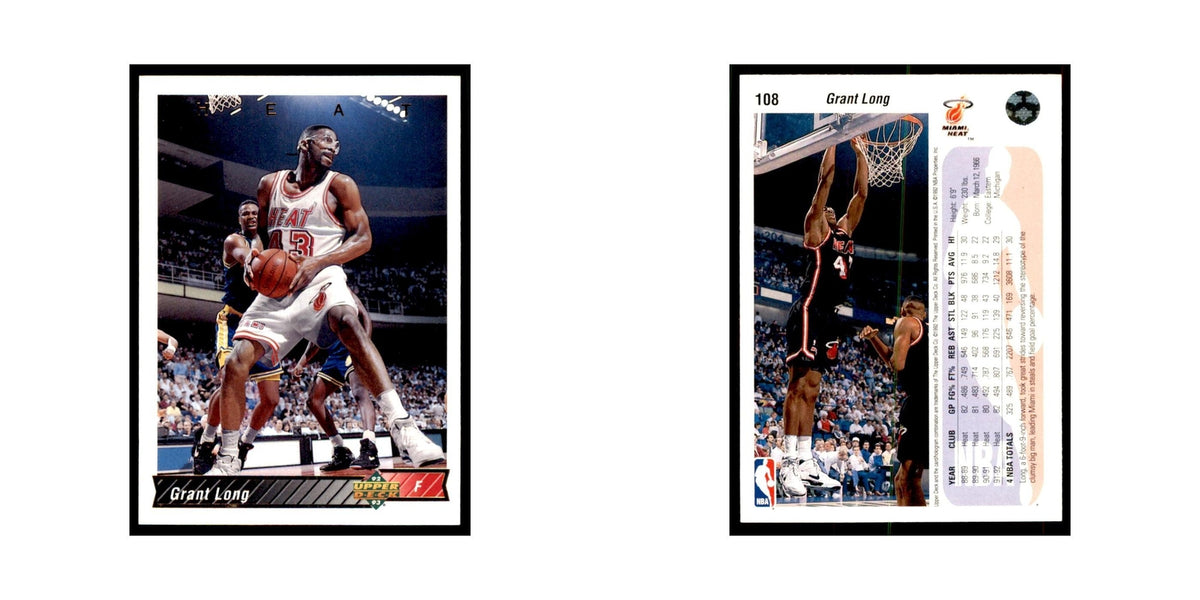 1992 Upper Deck Grant Long Basketball Cards #108