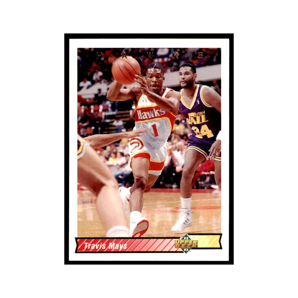 1992 Upper Deck Travis Mays Basketball Cards #233