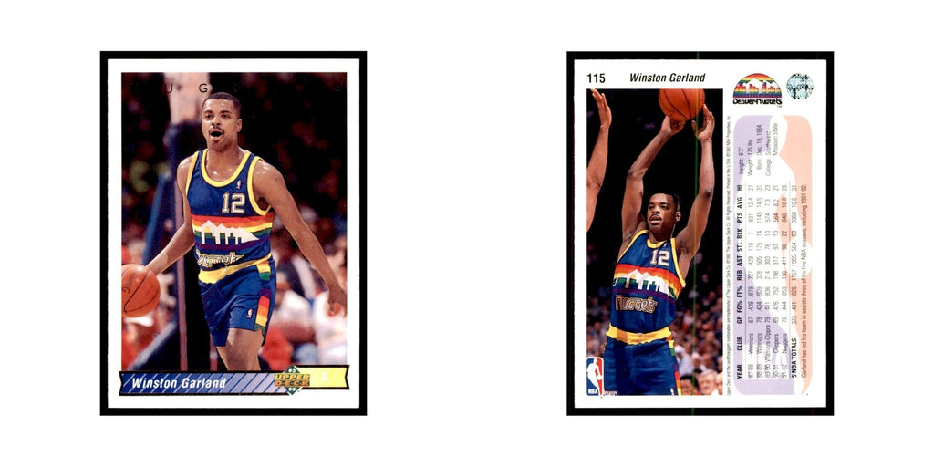 1992 Upper Deck Winston Garland Basketball Cards #115