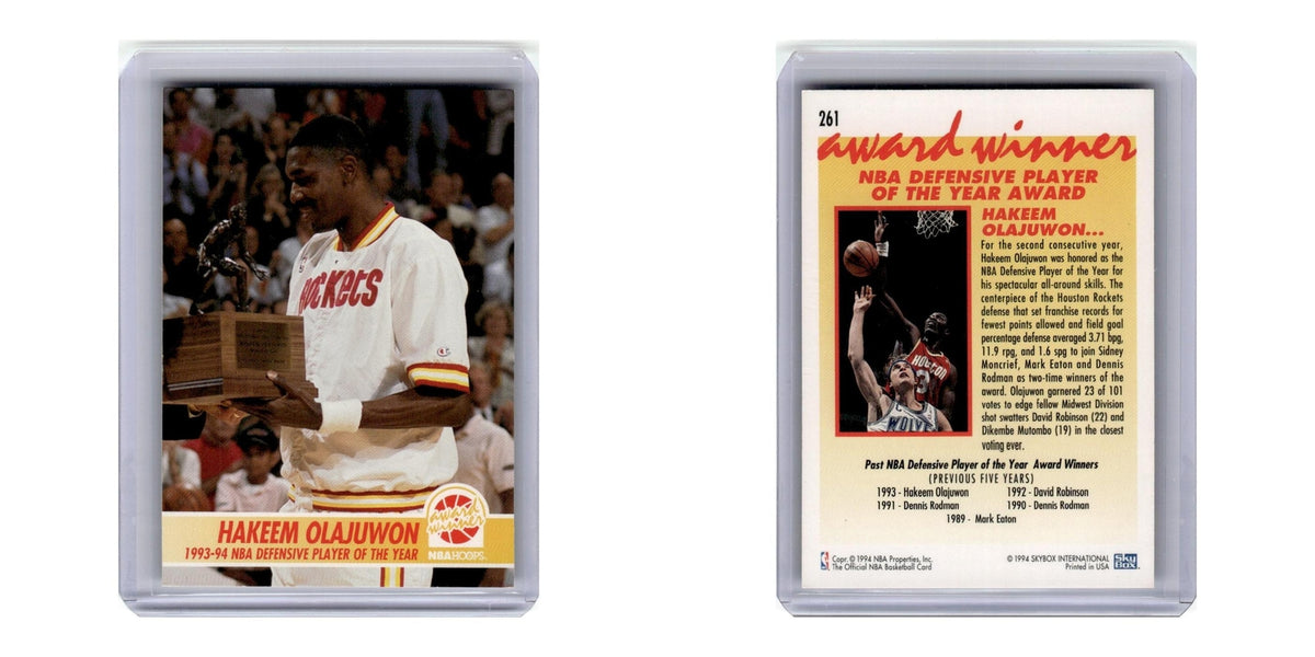 1994 Hoops Hakeem Olajuwon Rockets #261