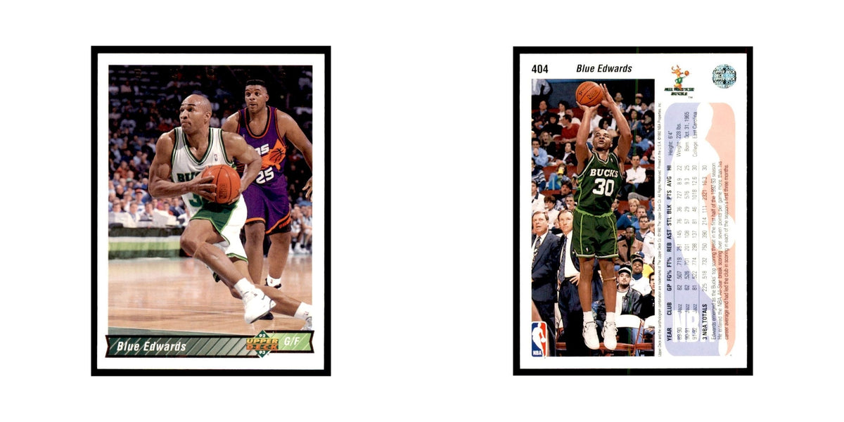1992 Upper Deck Blue Edwards Basketball Cards #404