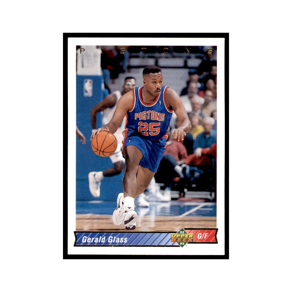 1992 Upper Deck Gerald Glass Basketball Cards #323