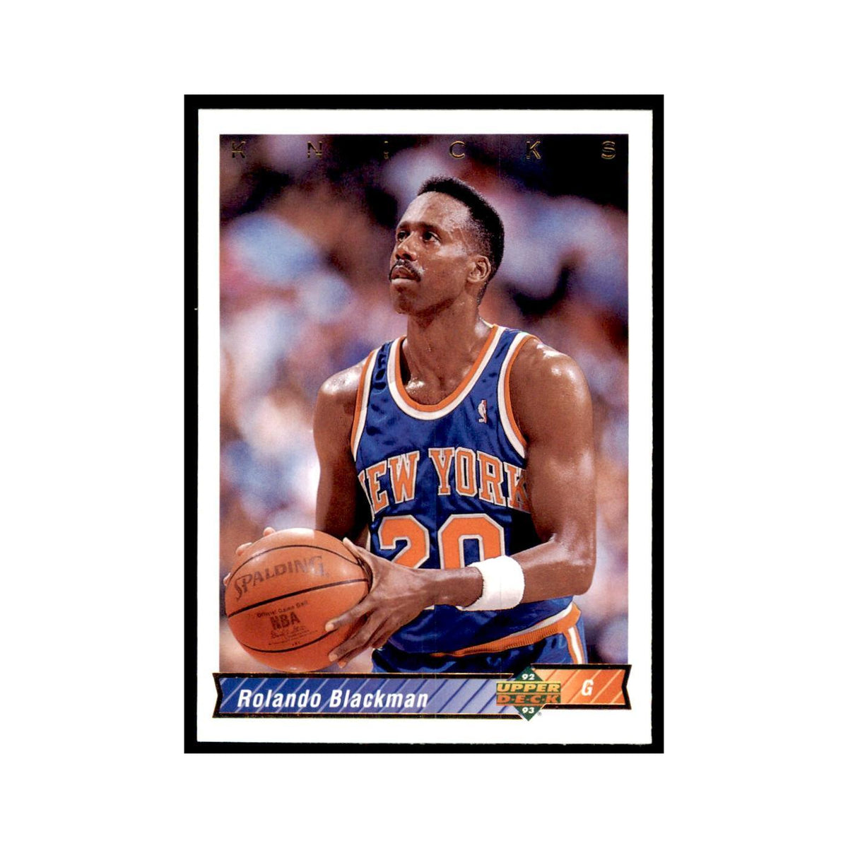 1992 Upper Deck Rolando Blackman Basketball Cards #321