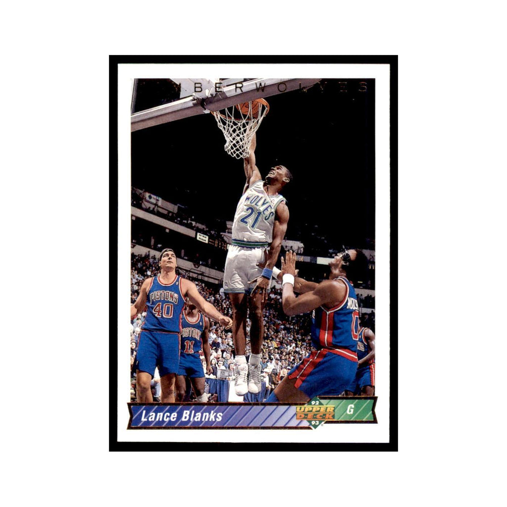 1992 Upper Deck Lance Blanks Basketball Cards #319