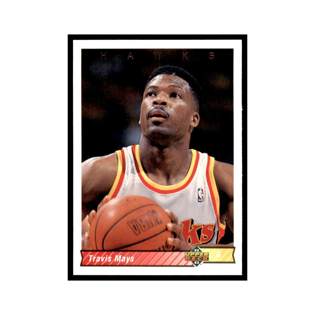 1992 Upper Deck Travis Mays Basketball Cards #379