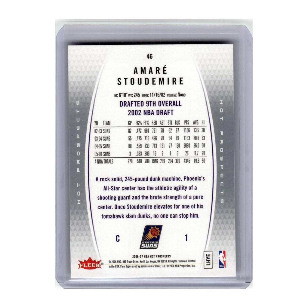 2006 Fleer Hot Prospects Amare Stoudemire Suns #46