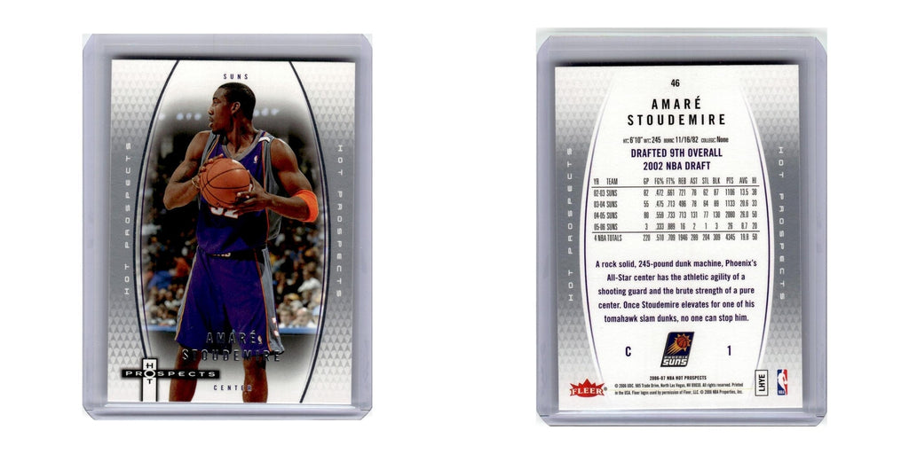 2006 Fleer Hot Prospects Amare Stoudemire Suns #46