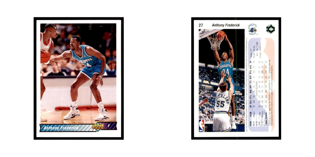 1992 Upper Deck Anthony Frederick Basketball Cards #27