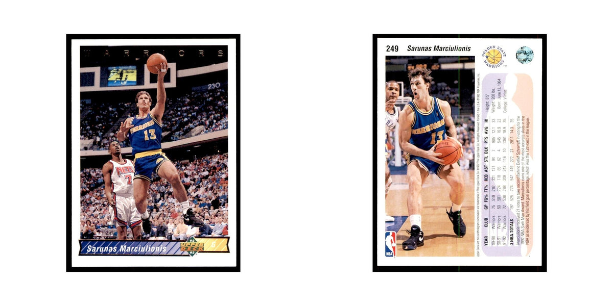 1992 Upper Deck Sarunas Marciulionis Basketball Cards #249
