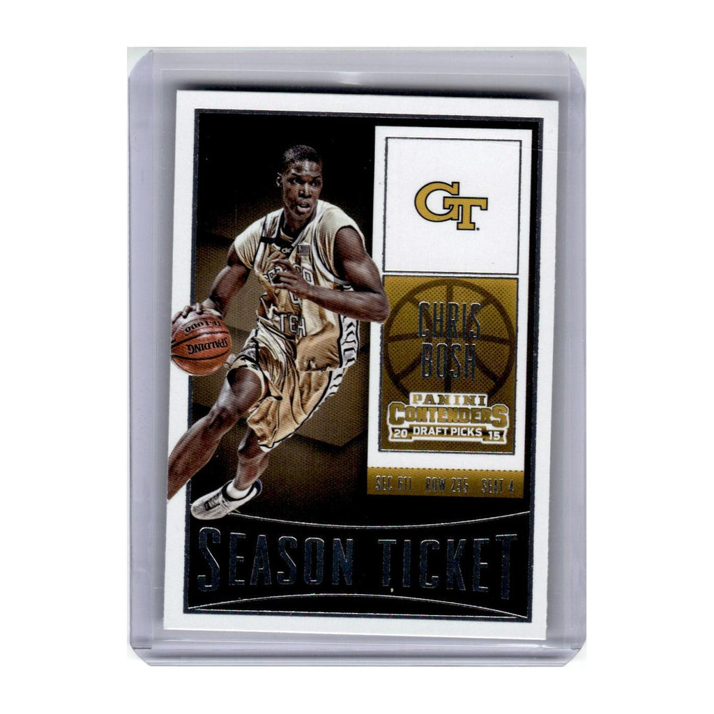 2015 Panini Contenders Draft Picks Chris Bosh Georgia Tech Yellow Jackets #18
