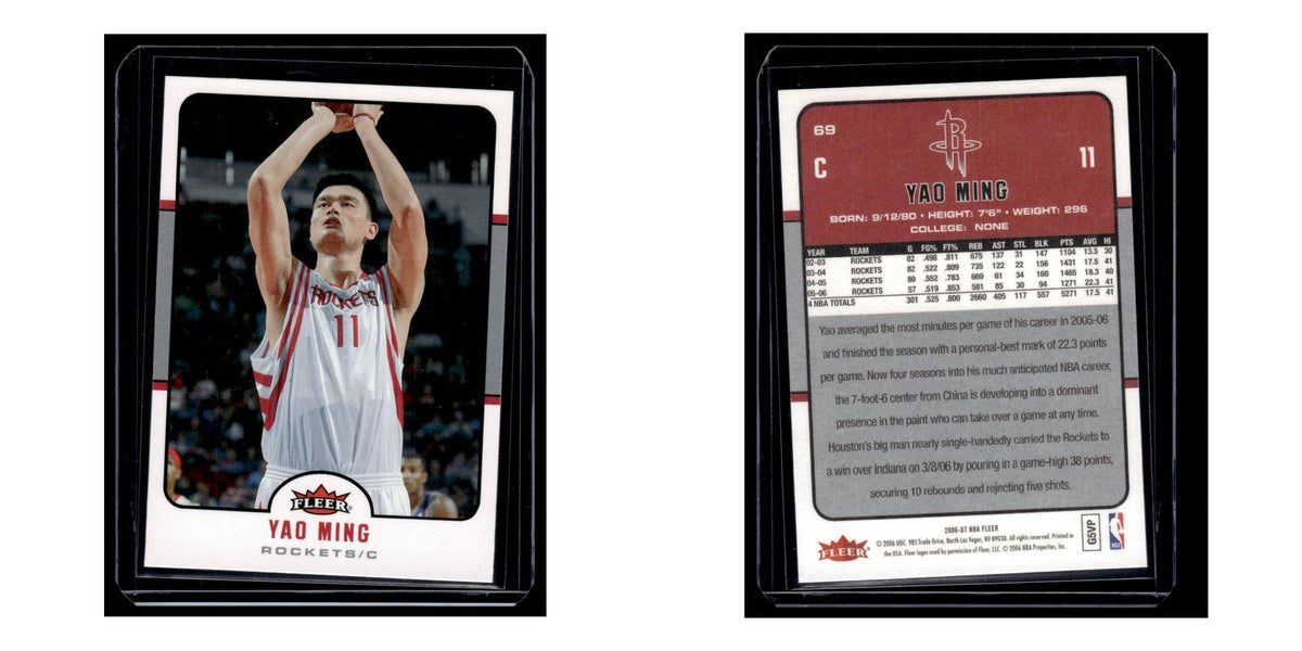 2006 Fleer Yao Ming Rockets #69