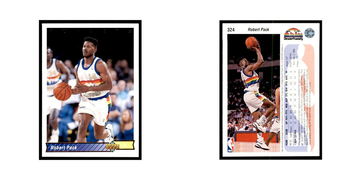 1992 Upper Deck Robert Pack Basketball Cards #324