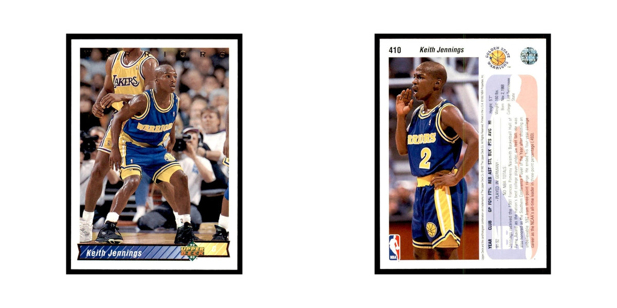 1992 Upper Deck Keith Jennings Basketball Cards #410