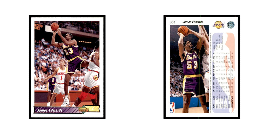 1992 Upper Deck James Edwards Basketball Cards #335