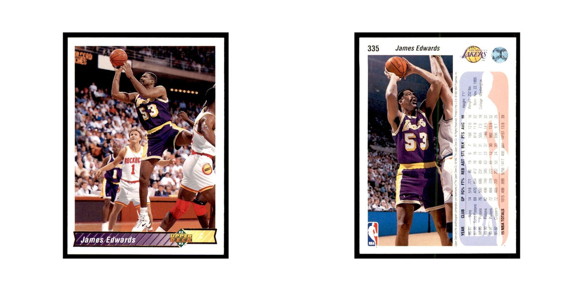 1992 Upper Deck James Edwards Basketball Cards #335
