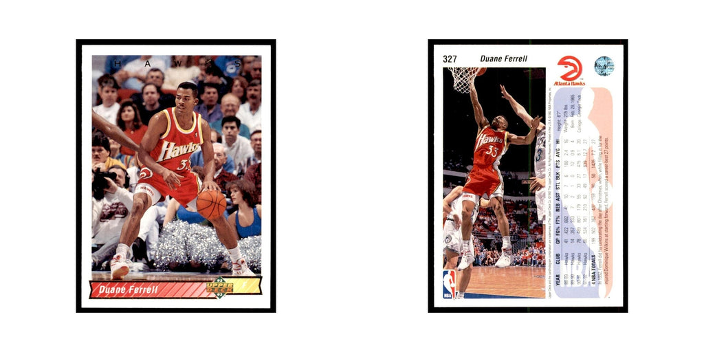 1992 Upper Deck Duane Ferrell Basketball Cards #327
