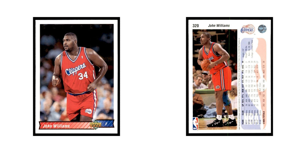 1992 Upper Deck John Williams Basketball Cards #320