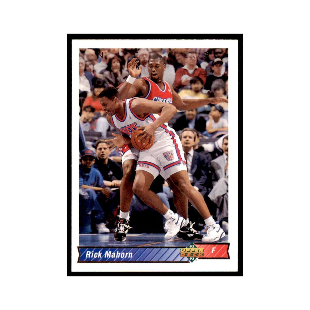 1992 Upper Deck Rick Mahorn Basketball Cards #316