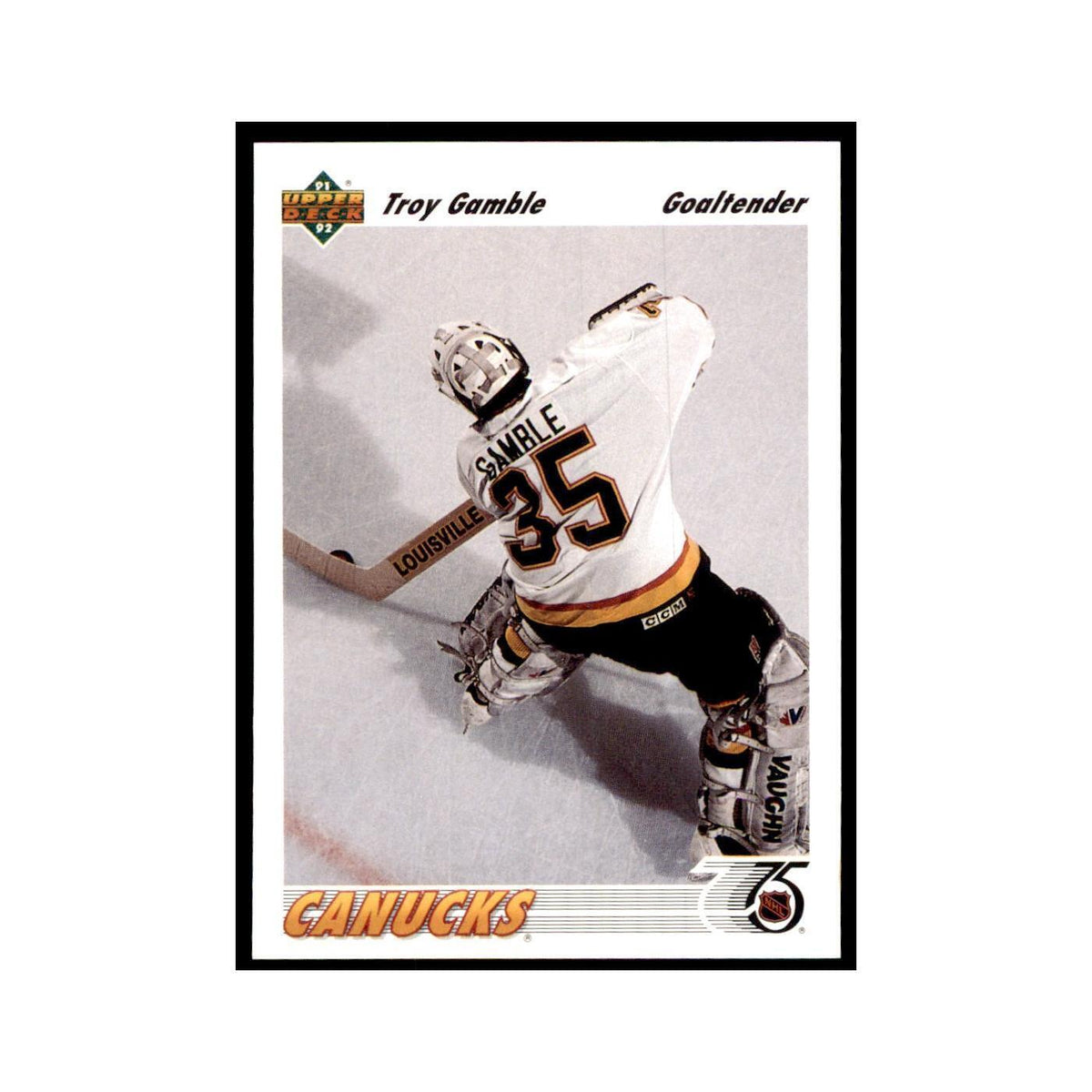 1991 Upper Deck Troy Gamble Hockey Cards #120