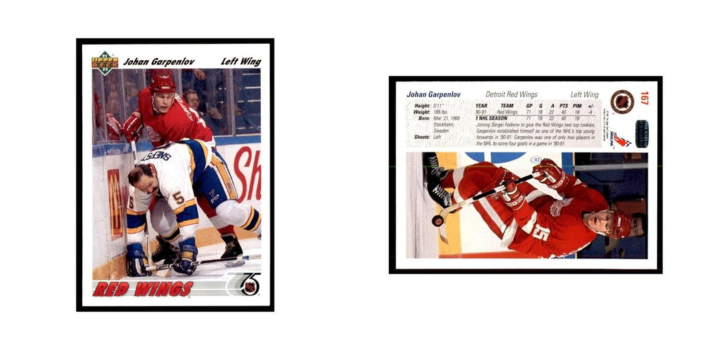 1991 Upper Deck Johan Garpenlov Hockey Cards #167