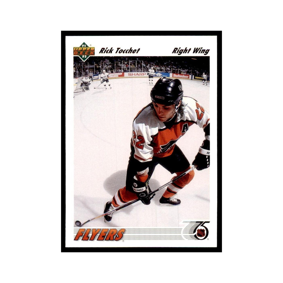 1991 Upper Deck Rick Tocchet Hockey Cards #122