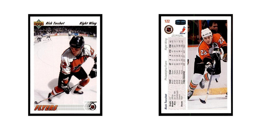 1991 Upper Deck Rick Tocchet Hockey Cards #122