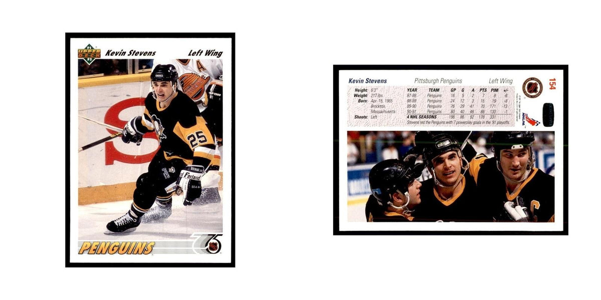 1991 Upper Deck Kevin Stevens Hockey Cards #154