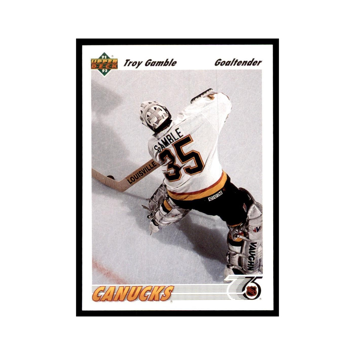 1991 Upper Deck Troy Gamble Hockey Cards #120