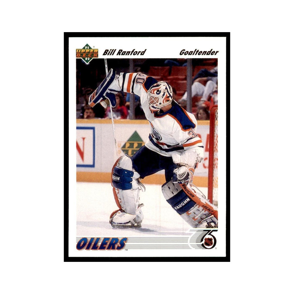 1991 Upper Deck Bill Ranford Hockey Cards #117