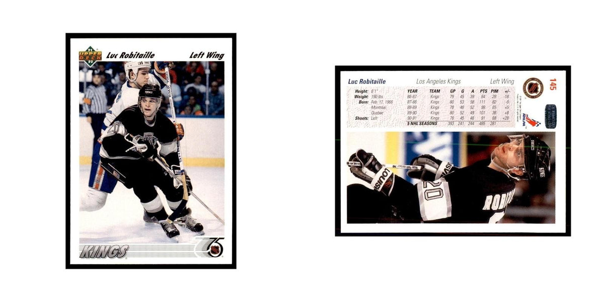 1991 Upper Deck Luc Robitaille Hockey Cards #145
