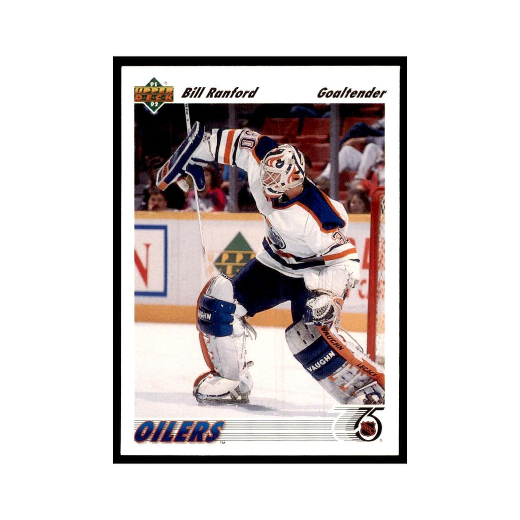 1991 Upper Deck Bill Ranford Hockey Cards #117