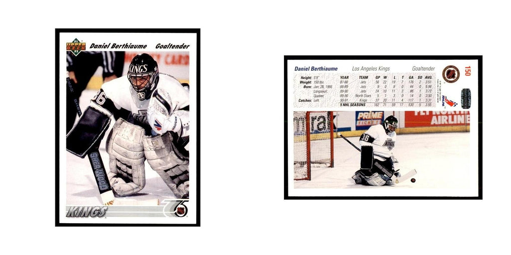 1991 Upper Deck Daniel Berthiaume Hockey Cards #150