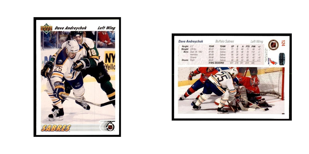 1991 Upper Deck Dave Andreychuk #124