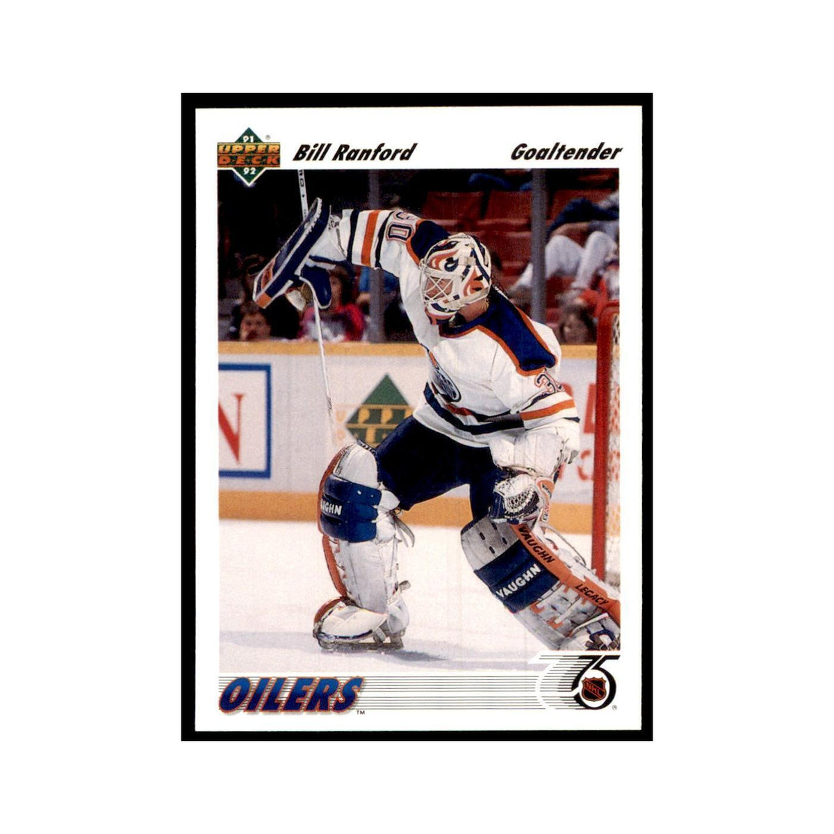 1991 Upper Deck Bill Ranford Hockey Cards #117