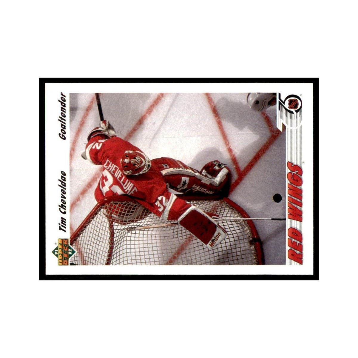 1991 Upper Deck Tim Cheveldae Hockey Cards #129